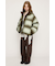 FADED PRINT PUFFER ジャケット