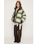 FADED PRINT PUFFER ジャケット