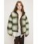 FADED PRINT PUFFER ジャケット