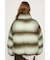 FADED PRINT PUFFER ジャケット