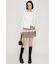 WRAP PLEATED スカート