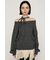 2WAY SHOULDER KNIT トップス