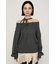 2WAY SHOULDER KNIT トップス