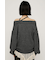 2WAY SHOULDER KNIT トップス
