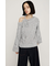 2WAY SHOULDER KNIT トップス