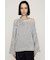 2WAY SHOULDER KNIT トップス