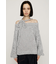 2WAY SHOULDER KNIT トップス