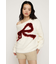 ONE SHOULDER RIBBON KNIT トップス