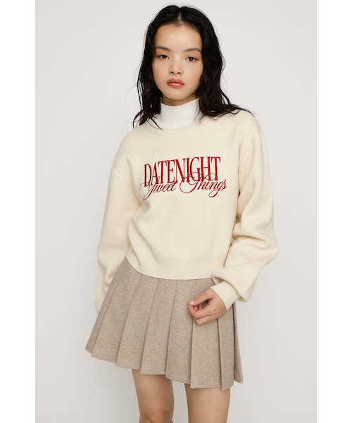 FRONT LOGO KNIT トップス｜スライの通販｜&mall（アンドモール）三井