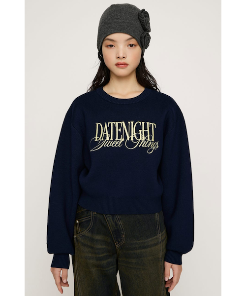 FRONT LOGO KNIT トップス｜スライの通販｜&mall（アンドモール）三井