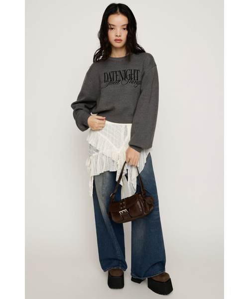 トップス Li FRONT LOGO KNIT トップス｜スライの通販｜&mall（アンドモール）三井