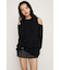 OPEN SHOULDER SW トップス