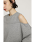 OPEN SHOULDER SW トップス