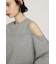 OPEN SHOULDER SW トップス