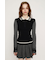 BICOLOR KNIT トップス