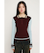 BICOLOR KNIT トップス