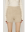 SHINY CABLE ショートパンツ