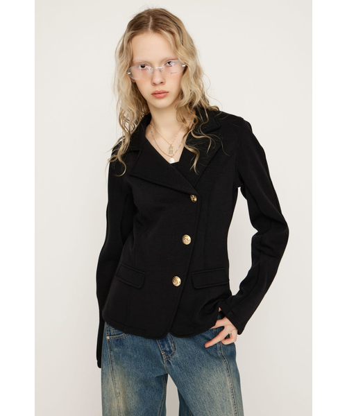 KNITTING MANNISH TAILORED ジャケット｜スライの通販｜&mall（アンド