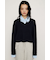 LAYERED LIKE CROP KNIT トップス