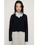 LAYERED LIKE CROP KNIT トップス