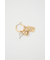 HOOP CHARM ピアス