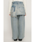 REMAKE ASYMMETRY L／W DENIM パンツ