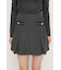 MILANO RIB BOX PLEATS ショートスカート