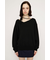ASYMMETRY NECK LOOSE トップス