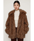BIG COLLAR FUR コート