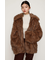 BIG COLLAR FUR コート