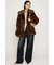 BIG COLLAR FUR コート