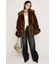 BIG COLLAR FUR コート