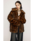 BIG COLLAR FUR コート