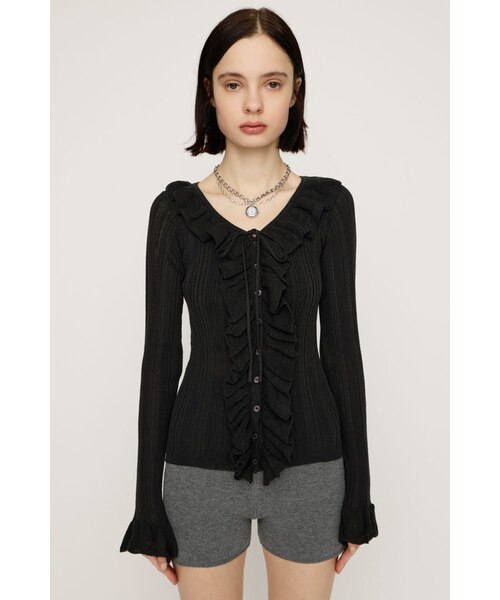 FRONT FRILL KNIT トップス｜スライの通販｜&mall（アンドモール）三井