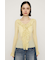 FRONT FRILL KNIT トップス