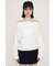 TUCKED OFFSHOULDER トップス