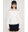 TUCKED OFFSHOULDER トップス