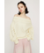 TUCKED OFFSHOULDER トップス