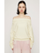 TUCKED OFFSHOULDER トップス