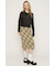 JQ CHECK KNIT ミドルスカート