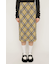 JQ CHECK KNIT ミドルスカート
