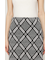JQ CHECK KNIT ミドルスカート