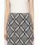 JQ CHECK KNIT ミドルスカート