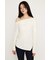 OFF SHOULDER TUCK トップス