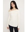 OFF SHOULDER TUCK トップス