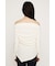 OFF SHOULDER TUCK トップス