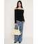 OFF SHOULDER TUCK トップス