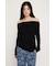 OFF SHOULDER TUCK トップス