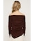 OFF SHOULDER TUCK トップス