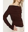 OFF SHOULDER TUCK トップス